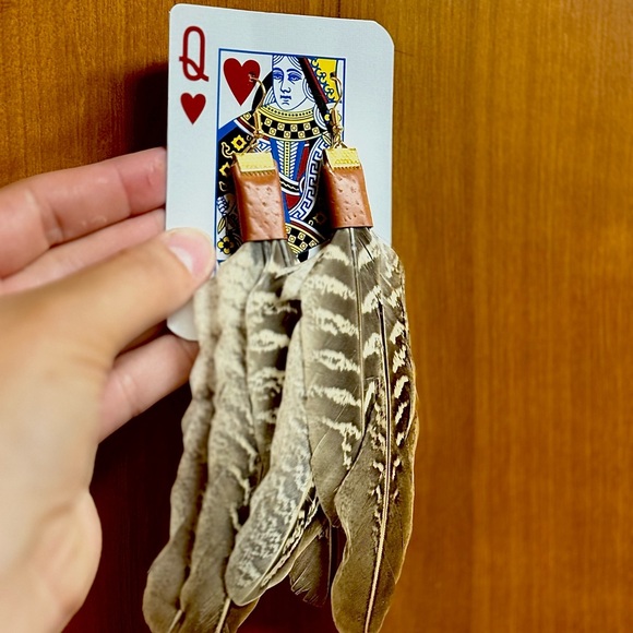 Handmade Feather Earrings – Affordable custom stocking stuffer! - Picture 8 of 9